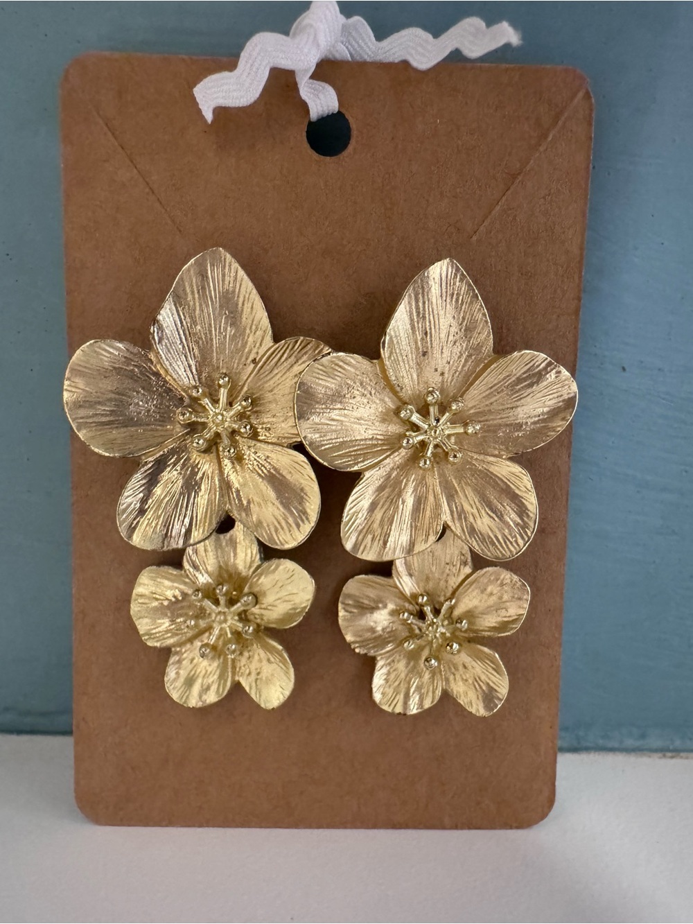 Floral Drop Earrings - Women Jewelry